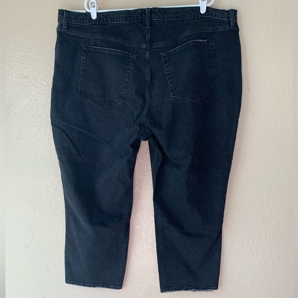 ABERCROMBIE & FITCH Curve Love Ankle Straight Ultra High Rise Denim Jeans NWT - Picture 2 of 8